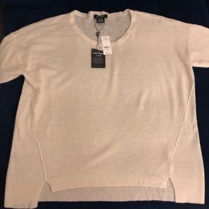NWT! Lord & Taylor Short-Sleeve Cashmere Sweater
